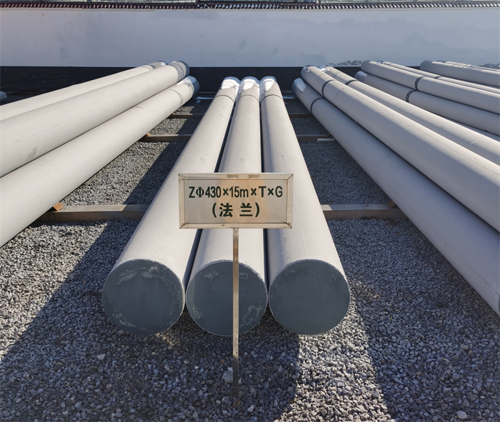 青龙430×15米×T×G砼电力电杆